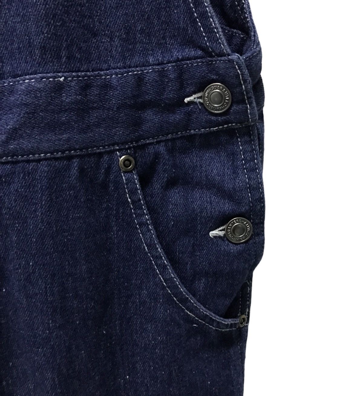 Japanese Brand Blue Men Trip Denim Overalls - Indigo Workwear Style Size M Size US 36 / EU 52 - 7 Thumbnail