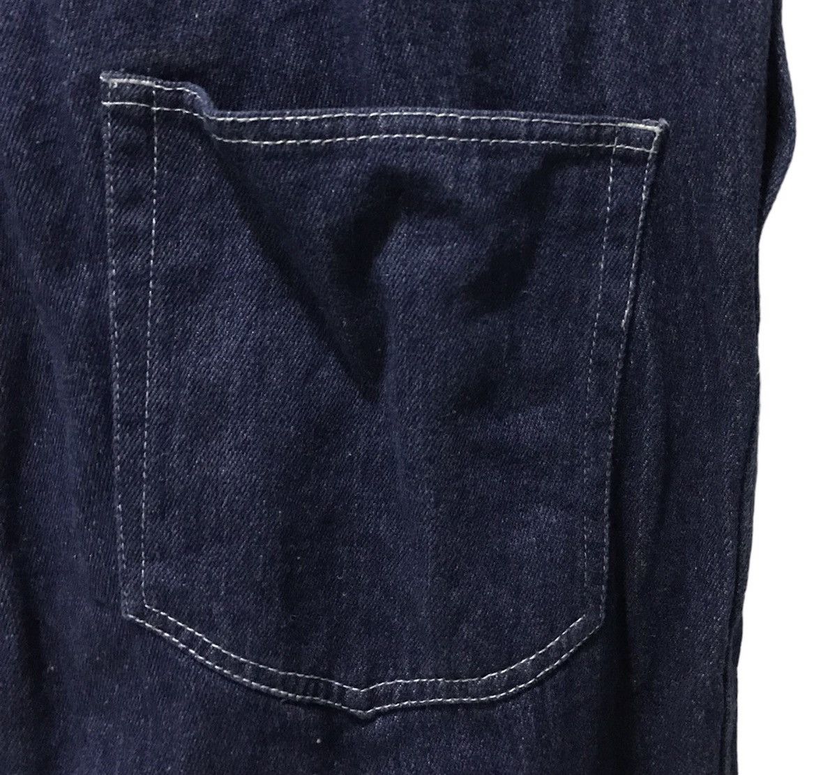 Japanese Brand Blue Men Trip Denim Overalls - Indigo Workwear Style Size M Size US 36 / EU 52 - 9 Thumbnail