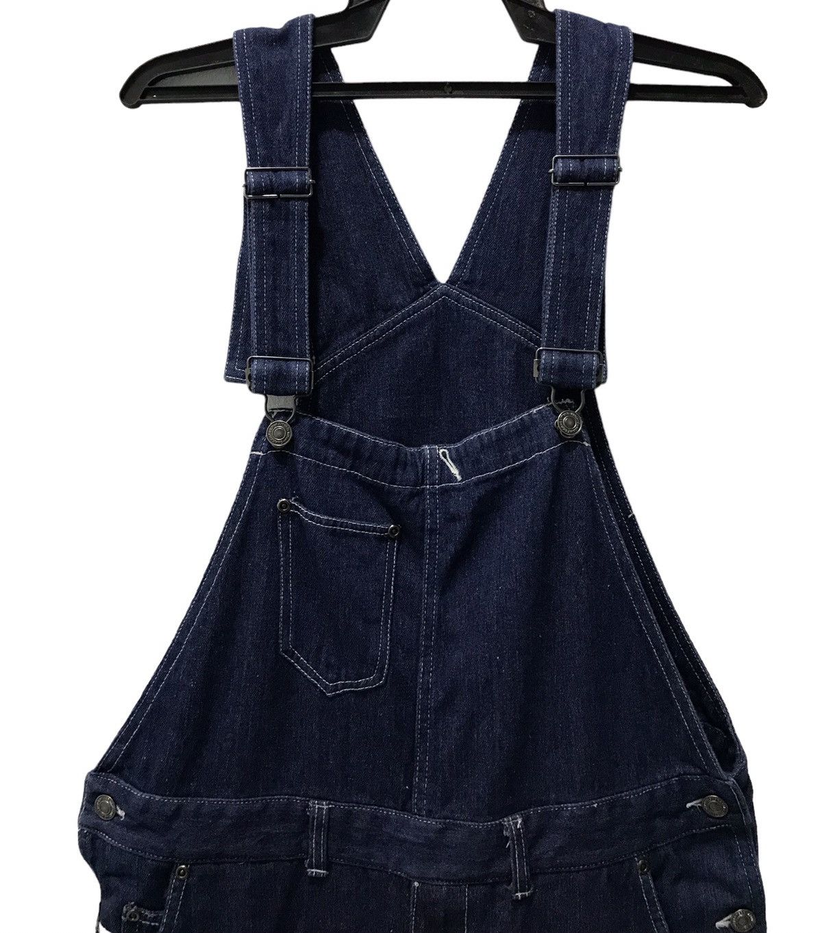 Japanese Brand Blue Men Trip Denim Overalls - Indigo Workwear Style Size M Size US 36 / EU 52 - 3 Thumbnail