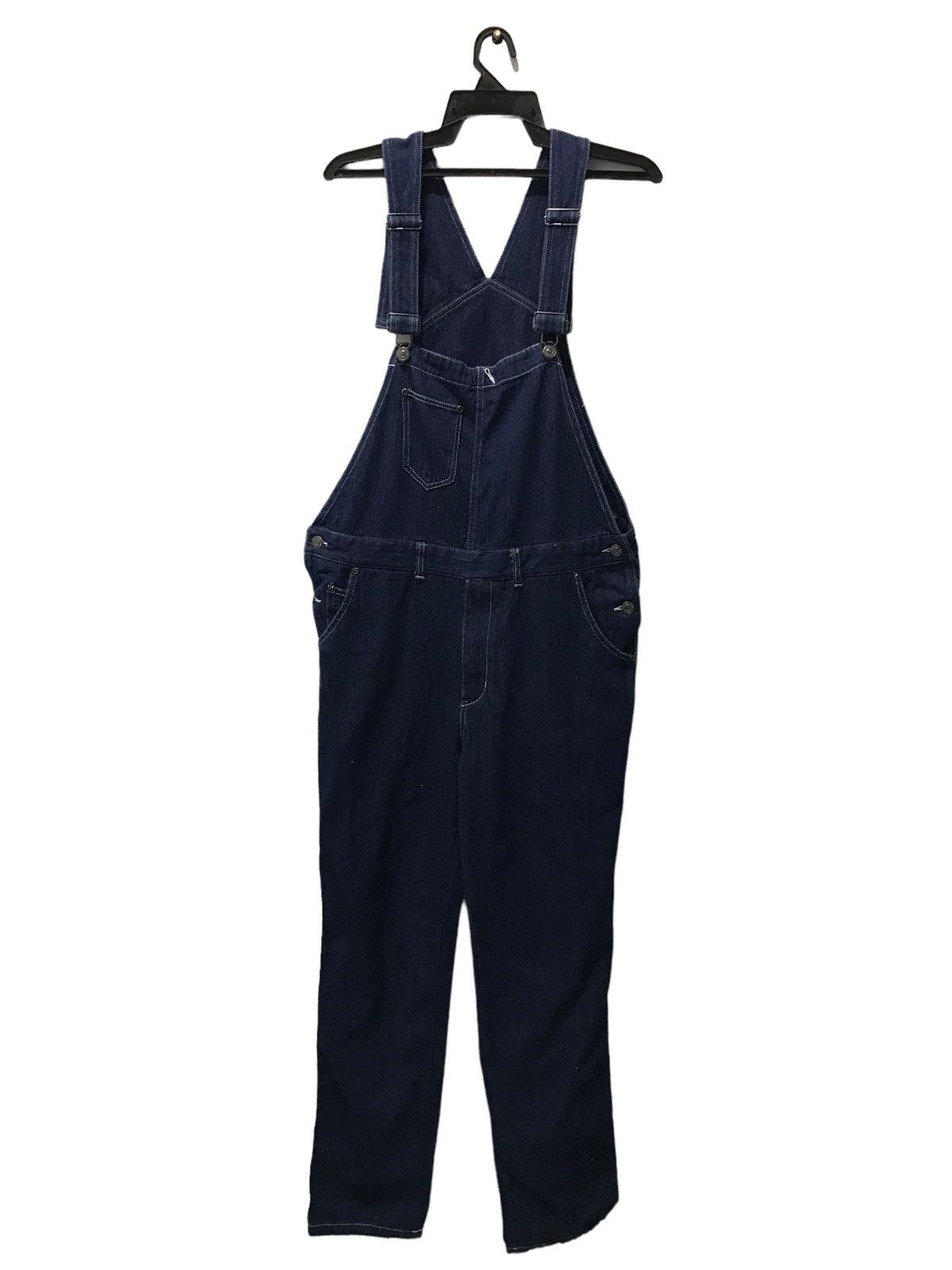 Japanese Brand Blue Men Trip Denim Overalls - Indigo Workwear Style Size M Size US 36 / EU 52 - 1 Thumbnail