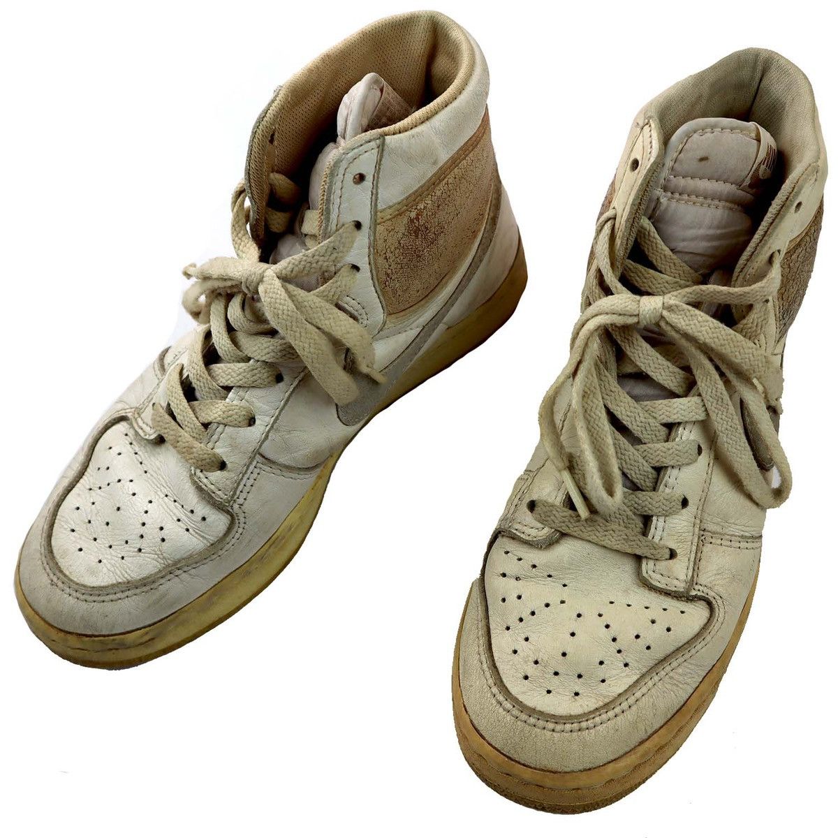 Nike × Vintage 1985 Nike Sky Force High - Neutral Grey Size US 7.5 / EU 40-41 - 4 Thumbnail