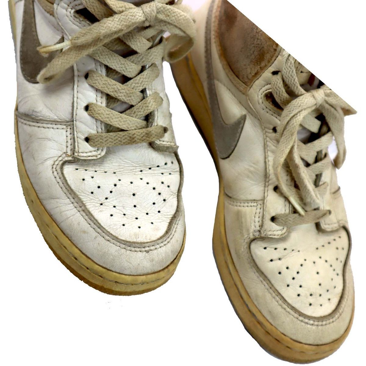 Nike × Vintage 1985 Nike Sky Force High - Neutral Grey Size US 7.5 / EU 40-41 - 3 Thumbnail