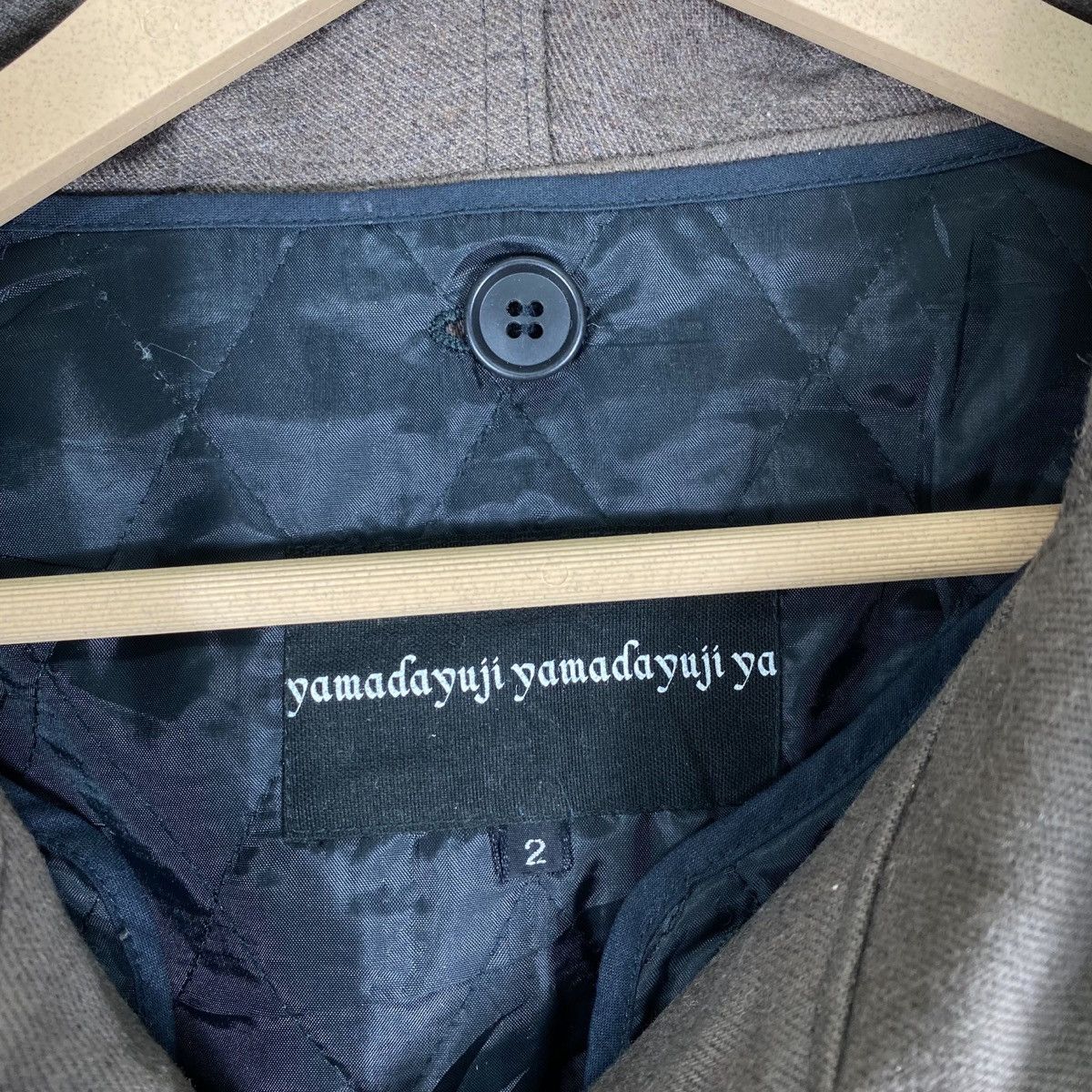 Isamu Katayama Backlash Vintage Yuji Yamada 1998 Heavy Cotton Overcoat Jacket Size US L / EU 52-54 / 3 - 14 Thumbnail