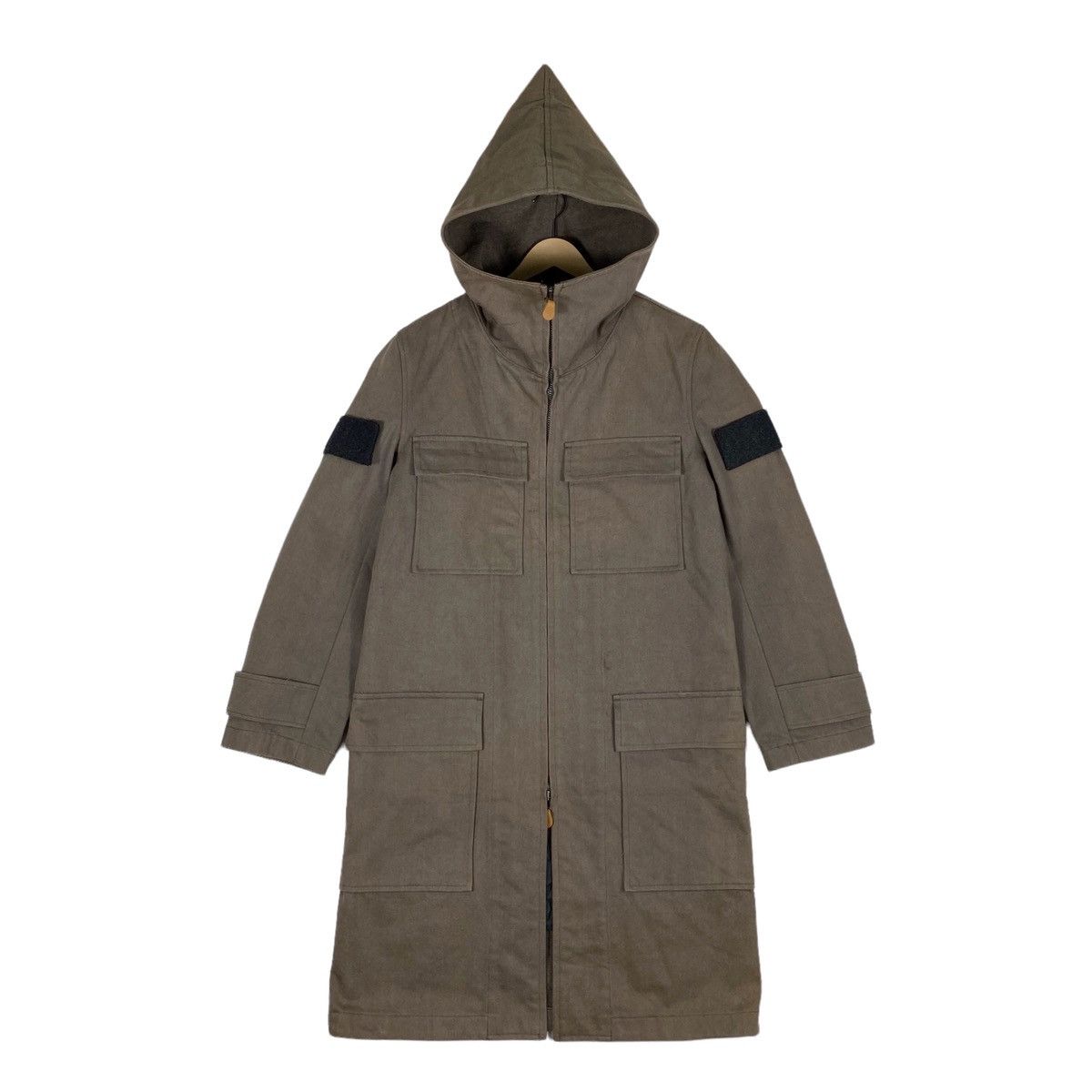 Isamu Katayama Backlash Vintage Yuji Yamada 1998 Heavy Cotton Overcoat Jacket Size US L / EU 52-54 / 3 - 1 Thumbnail