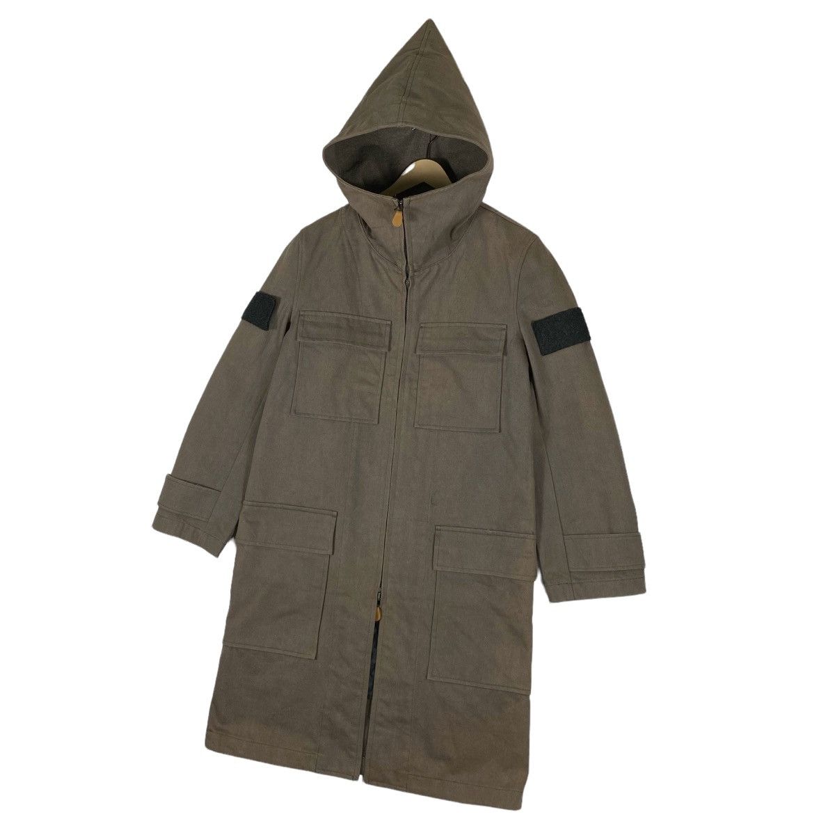 Isamu Katayama Backlash Vintage Yuji Yamada 1998 Heavy Cotton Overcoat Jacket Size US L / EU 52-54 / 3 - 8 Thumbnail