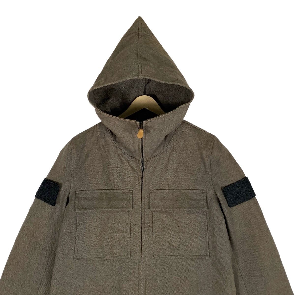 Isamu Katayama Backlash Vintage Yuji Yamada 1998 Heavy Cotton Overcoat Jacket Size US L / EU 52-54 / 3 - 9 Thumbnail