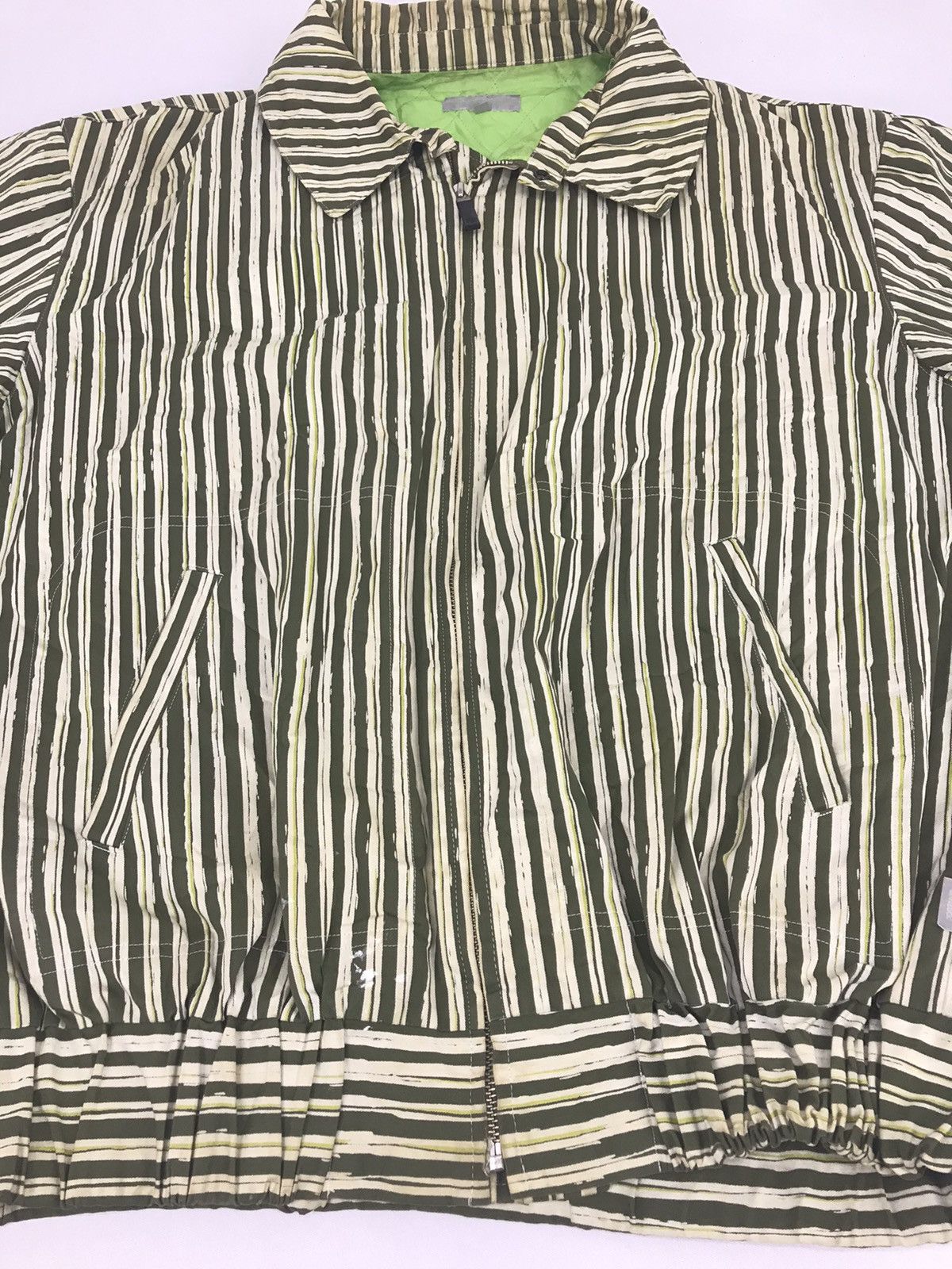 Devilock Vintage Devilock Bomber Jacket Striped Japanese Brand Size US XL / EU 56 / 4 - 2 Thumbnail