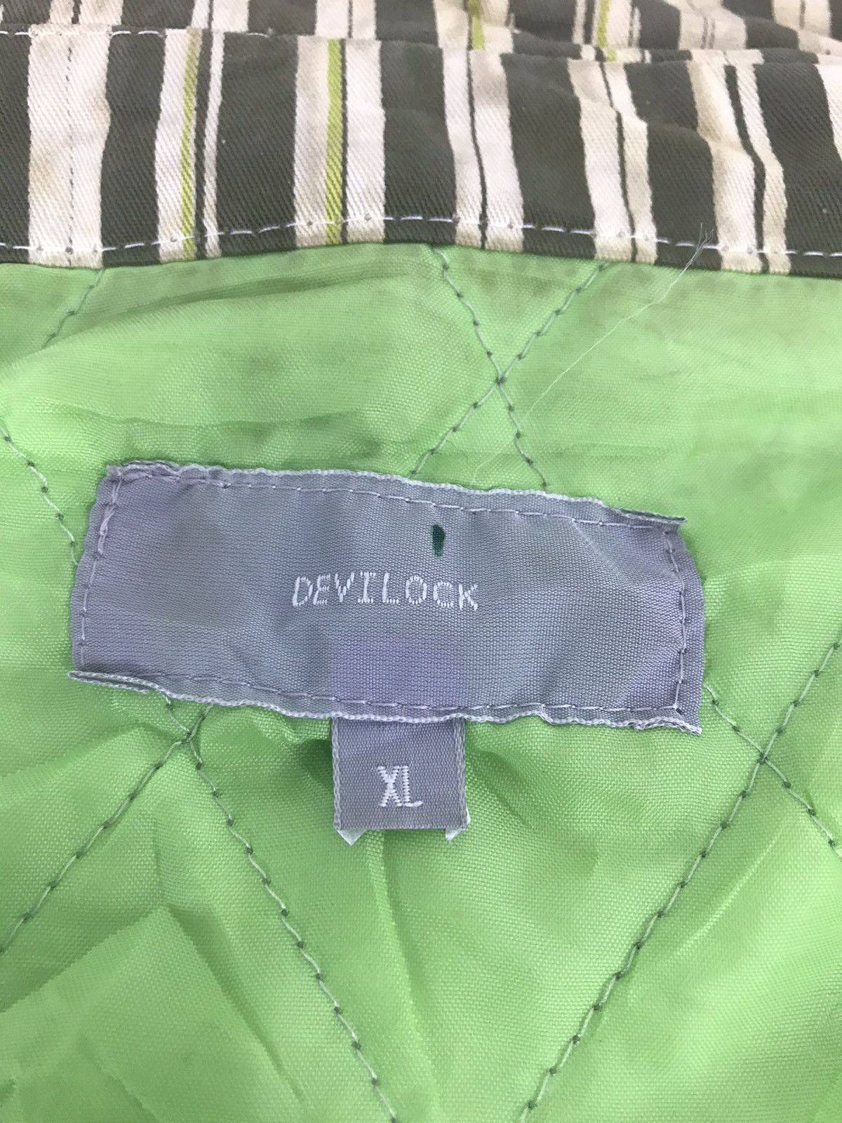 Devilock Vintage Devilock Bomber Jacket Striped Japanese Brand Size US XL / EU 56 / 4 - 4 Thumbnail