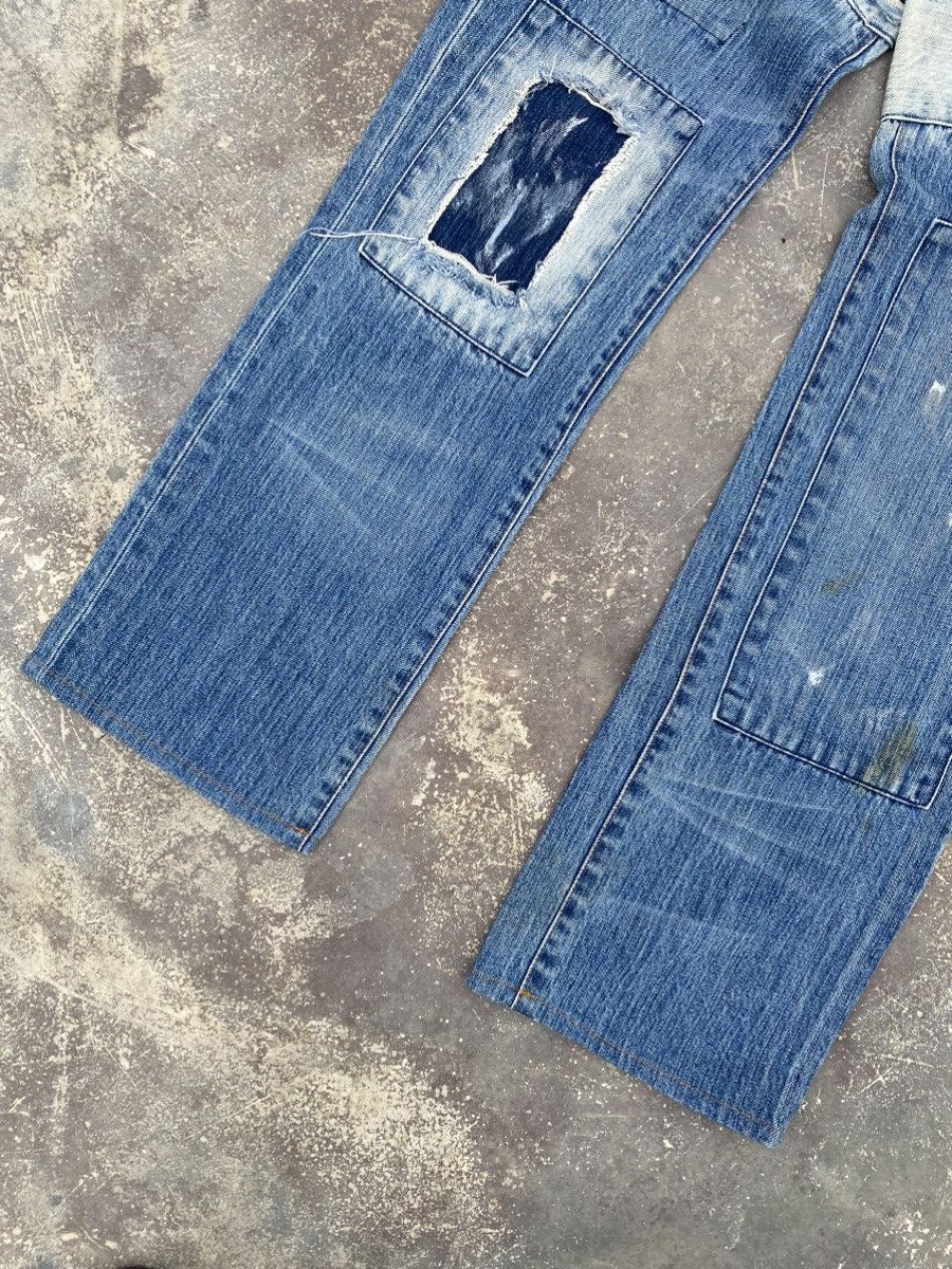 Japanese Brand ⚡️Steals⚡️ 2 EROSAIL Patchwork Jeans Size US 31 - 7 Thumbnail