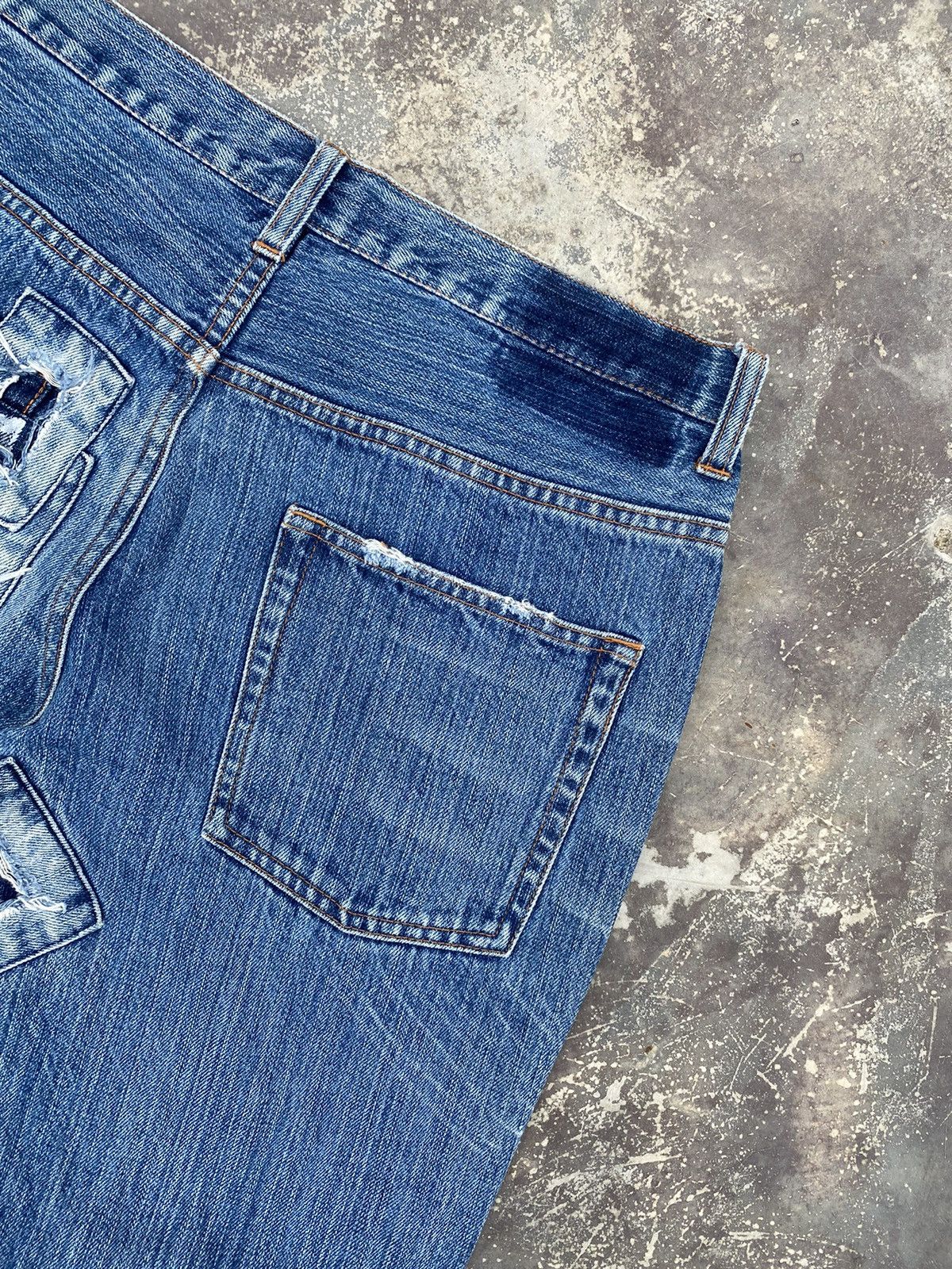 Japanese Brand ⚡️Steals⚡️ 2 EROSAIL Patchwork Jeans Size US 31 - 10 Thumbnail
