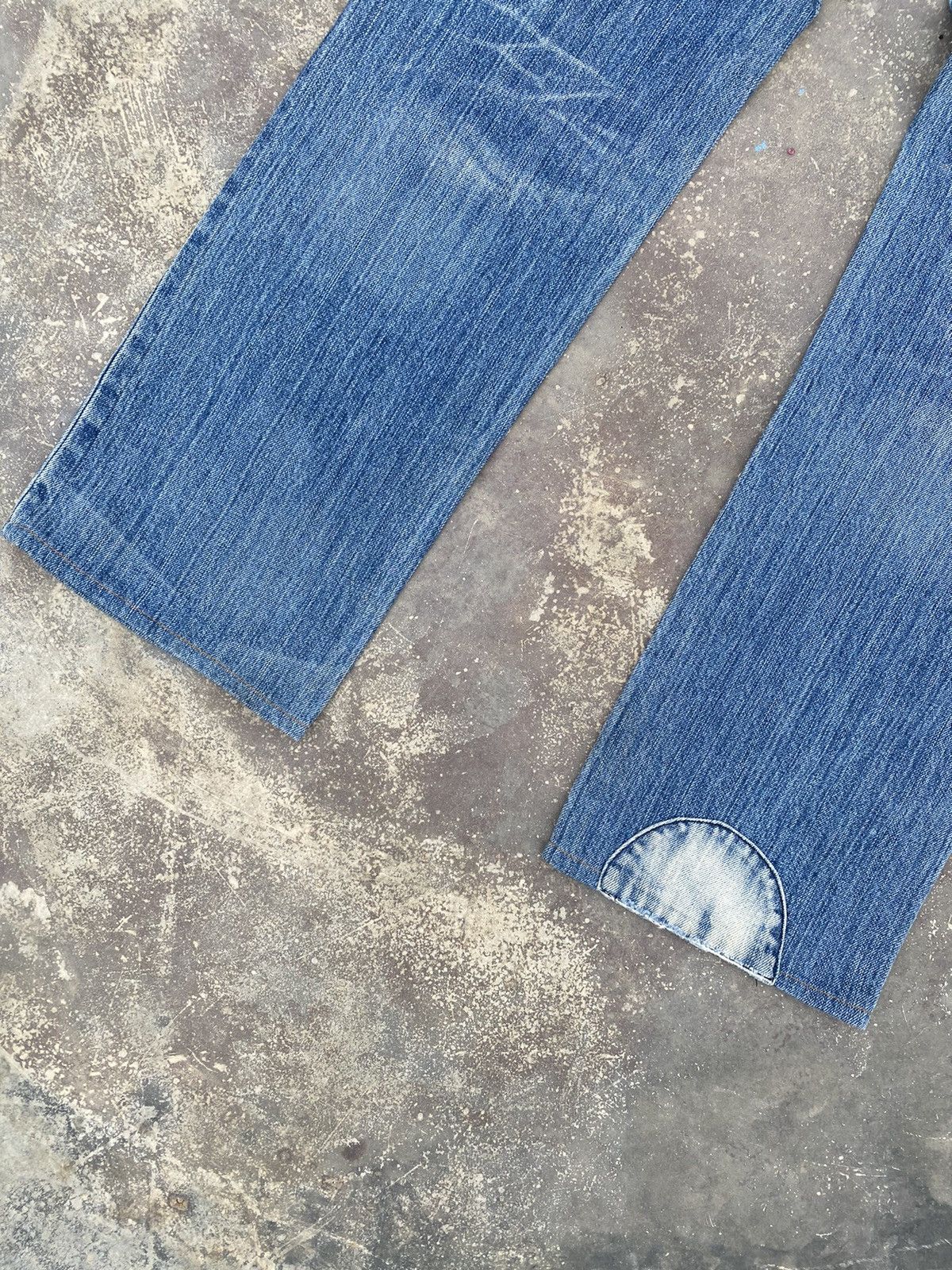 Japanese Brand ⚡️Steals⚡️ 2 EROSAIL Patchwork Jeans Size US 31 - 9 Thumbnail