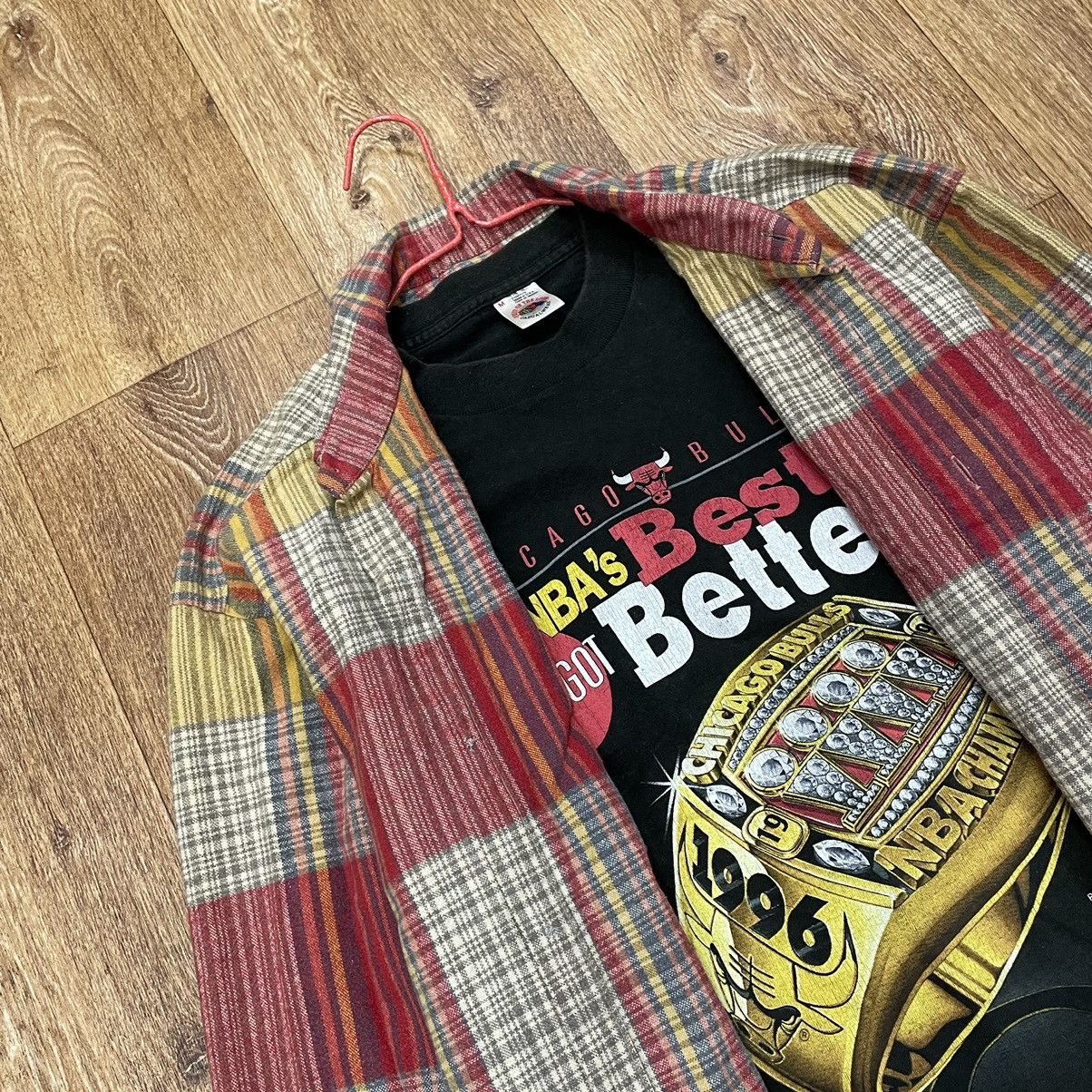 Vintage Vintage 90s Checkered Shirt Plaid Oversized Grunge Skate L Size US L / EU 52-54 / 3 - 5 Thumbnail
