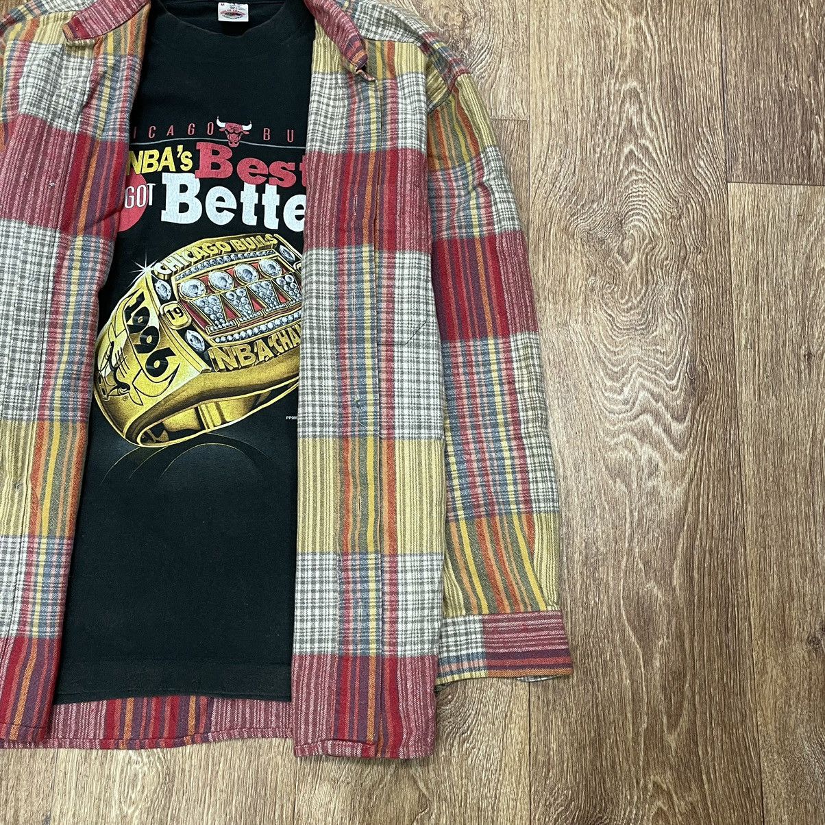 Vintage Vintage 90s Checkered Shirt Plaid Oversized Grunge Skate L Size US L / EU 52-54 / 3 - 2 Thumbnail