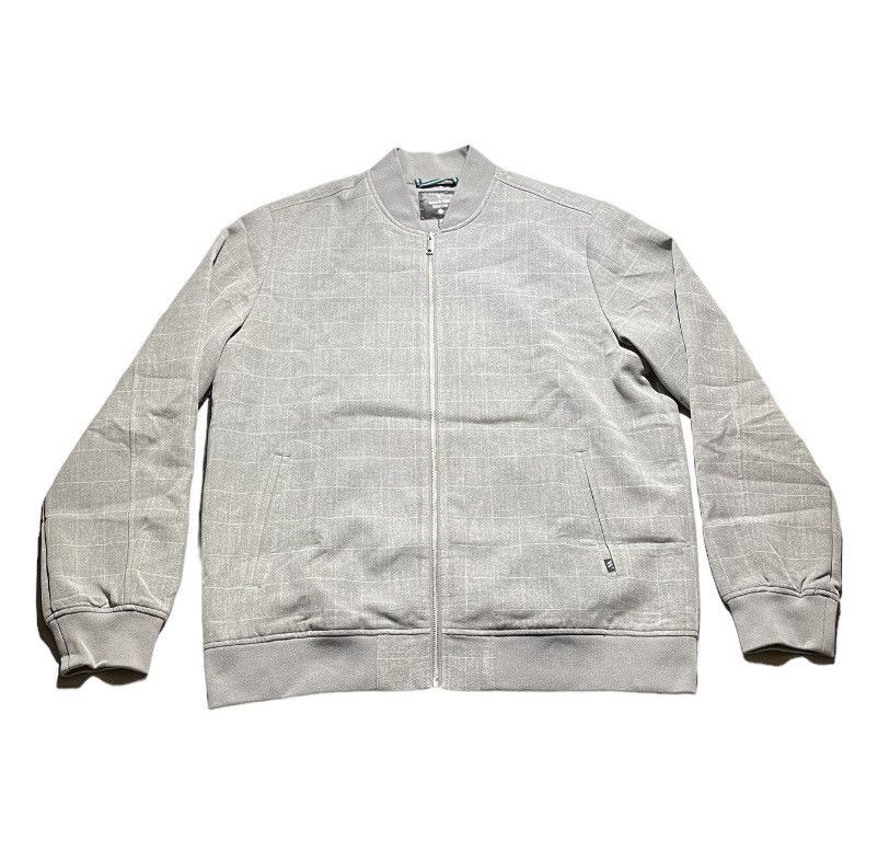 Mens houston white x target gray plaid full zip jacket