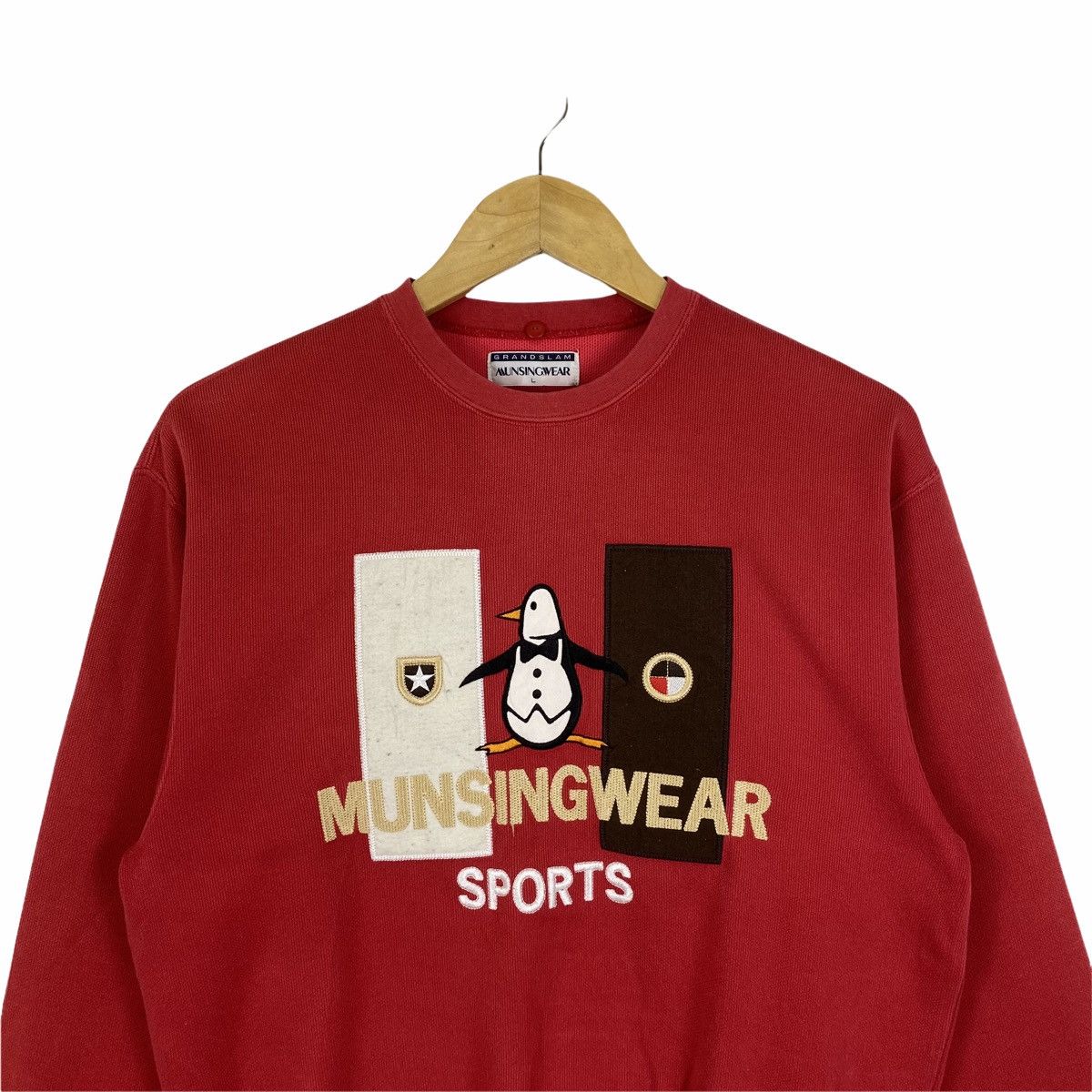 Grand Slam × Vintage Vintage GRANDSLAM MUNSINGWEAR Big Logo Embroidery Sweatshirt Size US S / EU 44-46 / 1 - 4 Thumbnail
