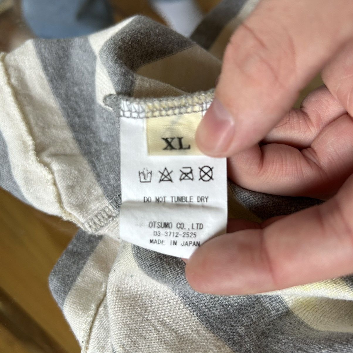 Human Made × Nigo Heather Grey Border Stripe Square Pocket T-Shirt Size US L / EU 52-54 / 3 - 8 Thumbnail