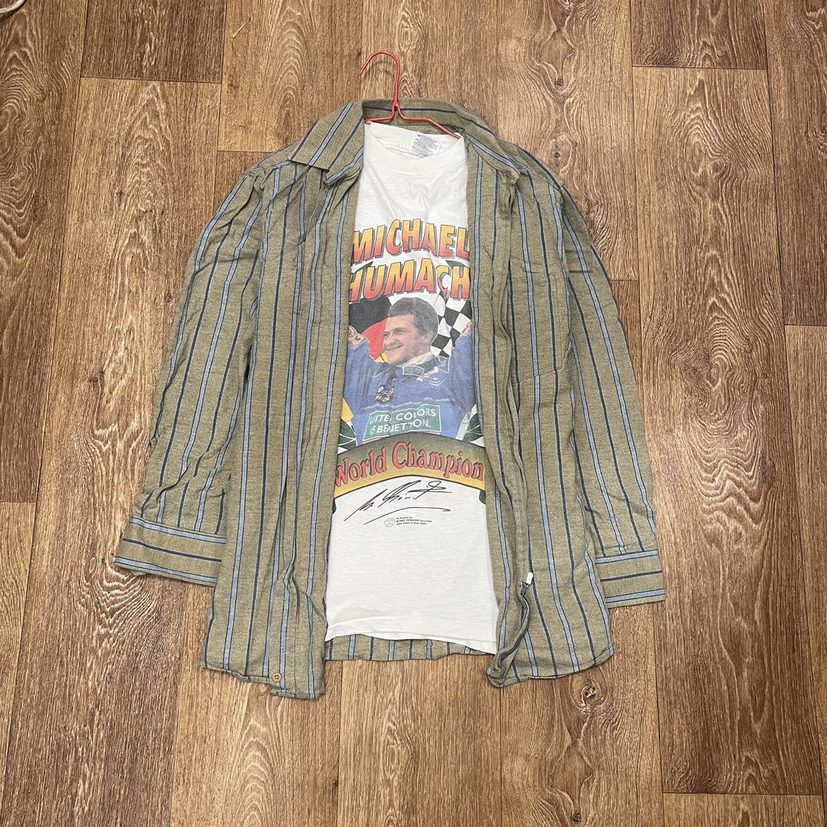 Vintage Vintage 90s Checkered Shirt Oversized Grunge Streetwear XL Size US XL / EU 56 / 4 - 1 Thumbnail