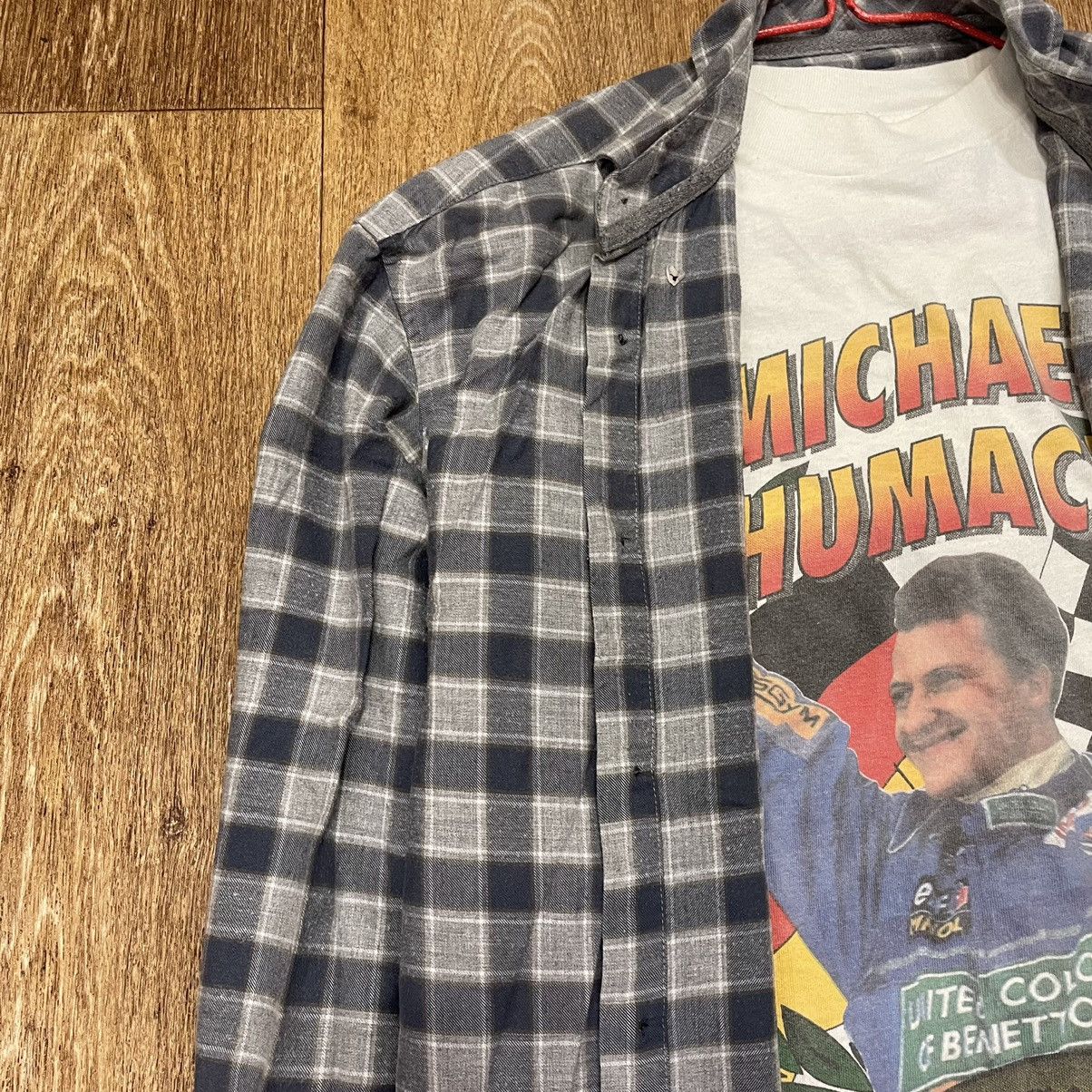 Flannel Vintage Flannel Shirt Checkered Travis Scott Style Size US L / EU 52-54 / 3 - 5 Thumbnail