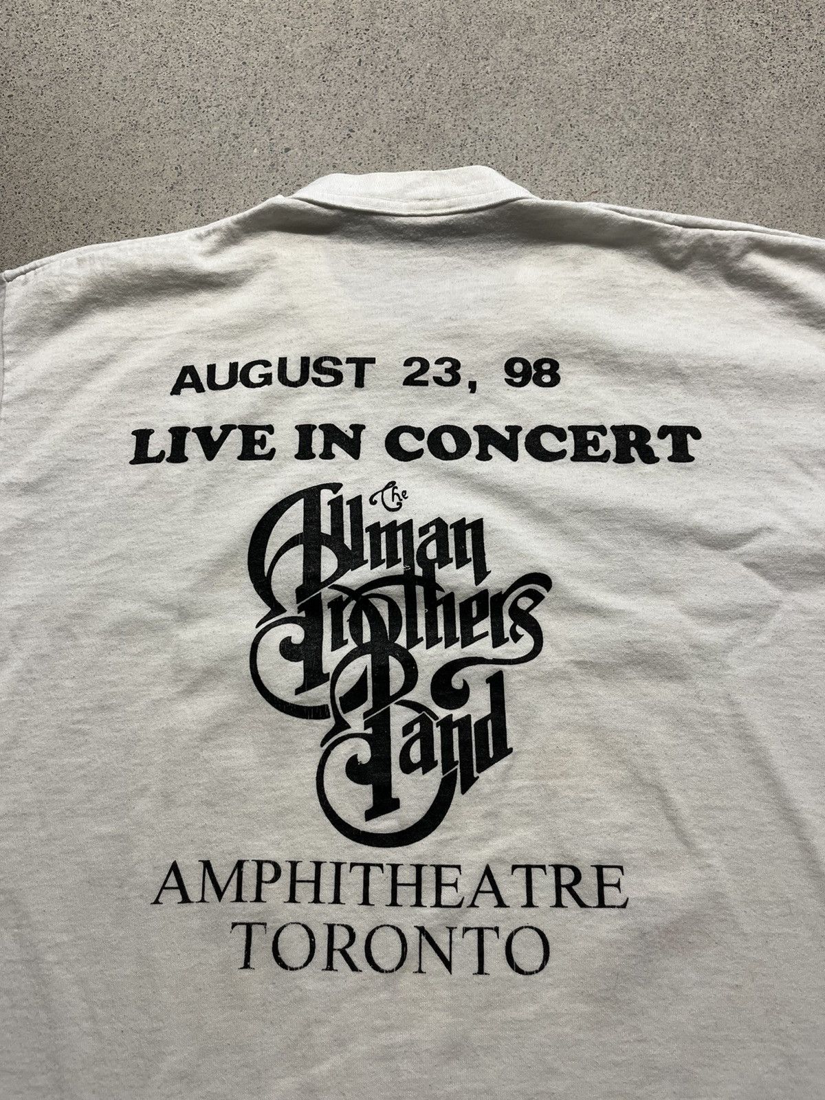 Band Tees × Vintage Vintage 90s Allman Brothers Band Mycology Tee Shirt Size US L / EU 52-54 / 3 - 4 Thumbnail
