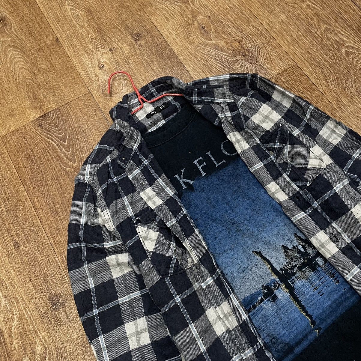 Vintage Vintage 90s Plaid Shirt Oversized Grunge Streetwear Washed M Size US M / EU 48-50 / 2 - 6 Thumbnail