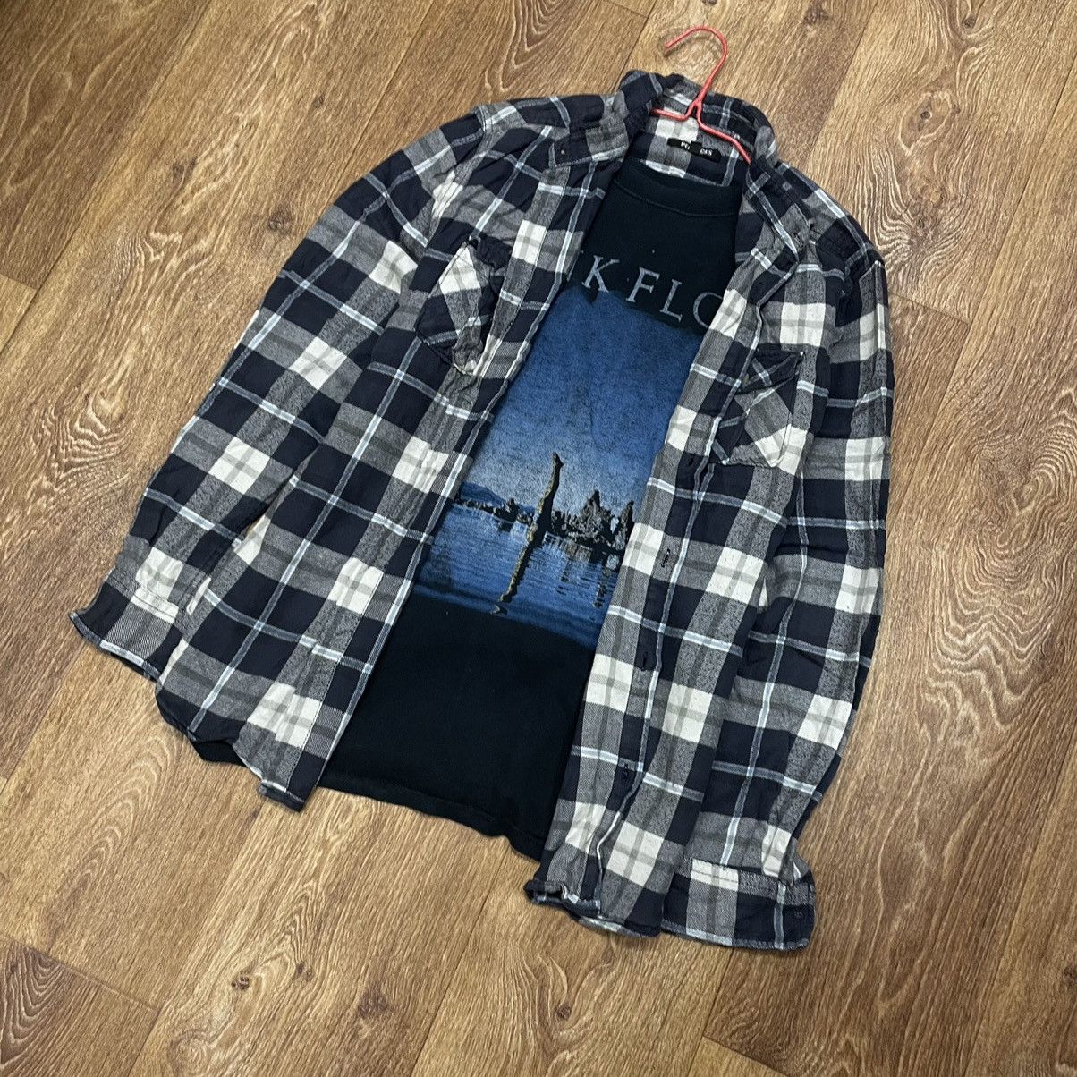 Vintage Vintage 90s Plaid Shirt Oversized Grunge Streetwear Washed M Size US M / EU 48-50 / 2 - 2 Thumbnail