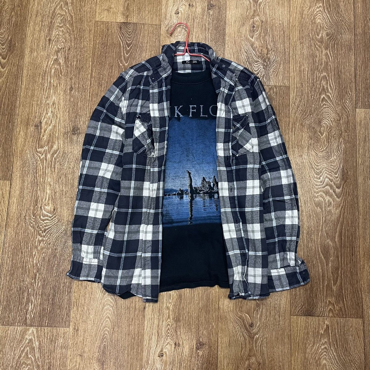 Vintage Vintage 90s Plaid Shirt Oversized Grunge Streetwear Washed M Size US M / EU 48-50 / 2 - 1 Thumbnail