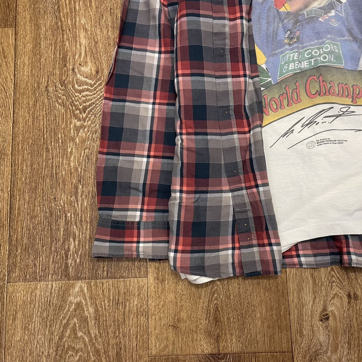Vintage Vintage 90s Oversized Plaid Shirt Grunge Streetwear Faded L Size US L / EU 52-54 / 3 - 5 Thumbnail