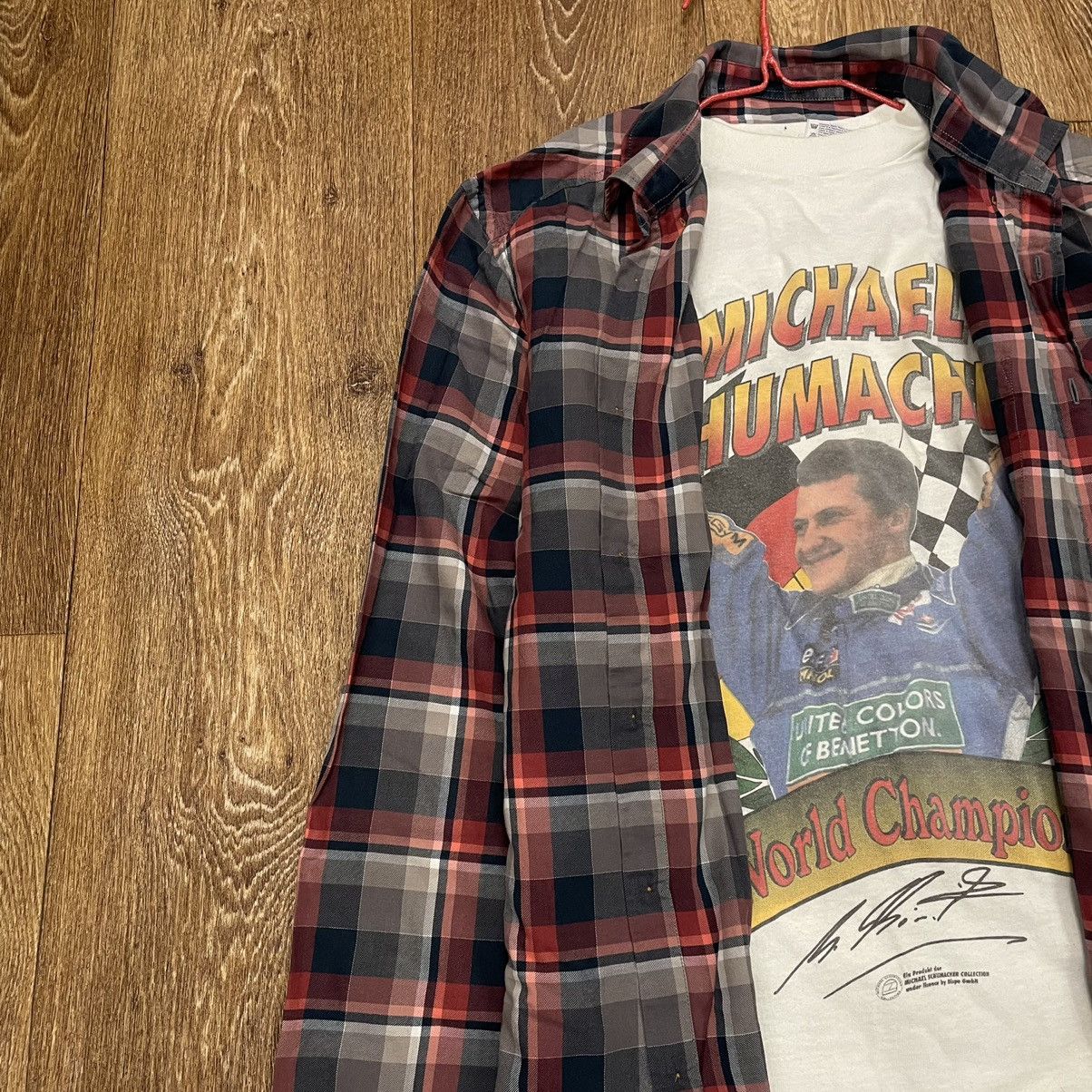 Vintage Vintage 90s Oversized Plaid Shirt Grunge Streetwear Faded L Size US L / EU 52-54 / 3 - 6 Thumbnail