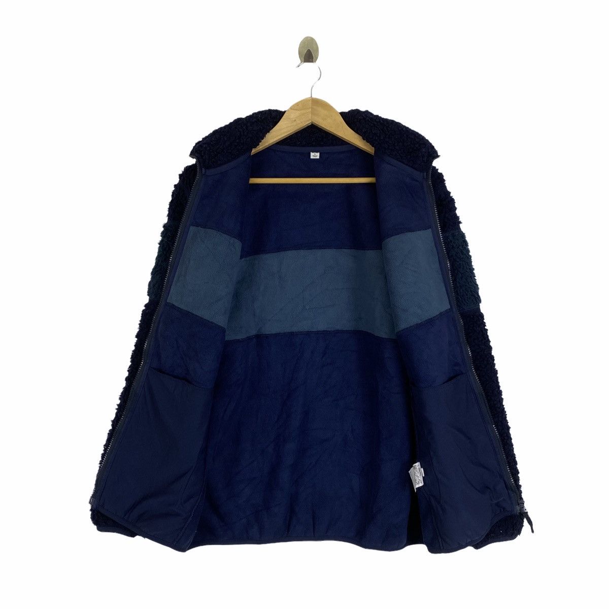 Japanese Brand × Uniqlo UNIQLO Japanese Brand Fleece Deep Pile Zipper Sweater Jacket Size US M / EU 48-50 / 2 - 3 Thumbnail