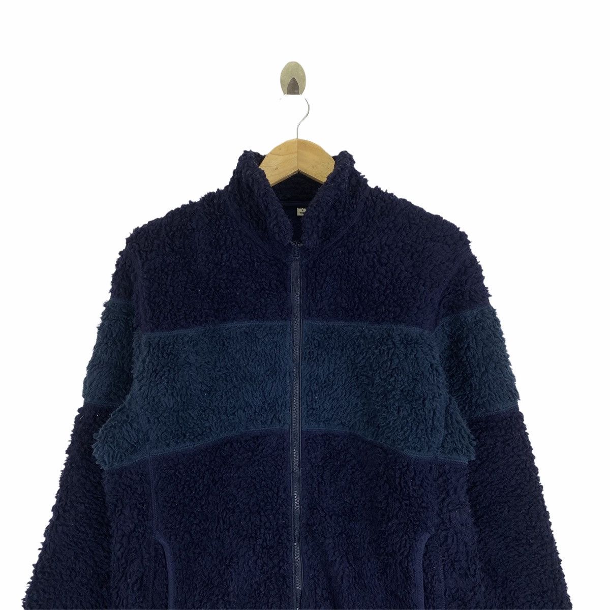 Japanese Brand × Uniqlo UNIQLO Japanese Brand Fleece Deep Pile Zipper Sweater Jacket Size US M / EU 48-50 / 2 - 5 Thumbnail