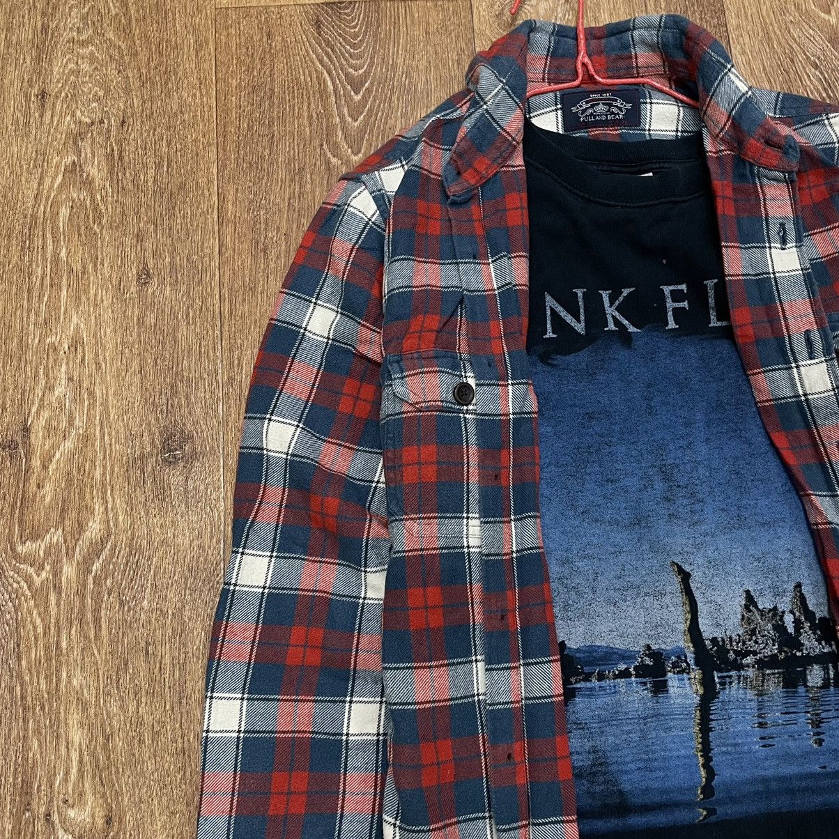 Vintage Vintage Y2K Plaid Shirt Graphic Tee Streetwear Skate Baggy M Size US M / EU 48-50 / 2 - 5 Thumbnail