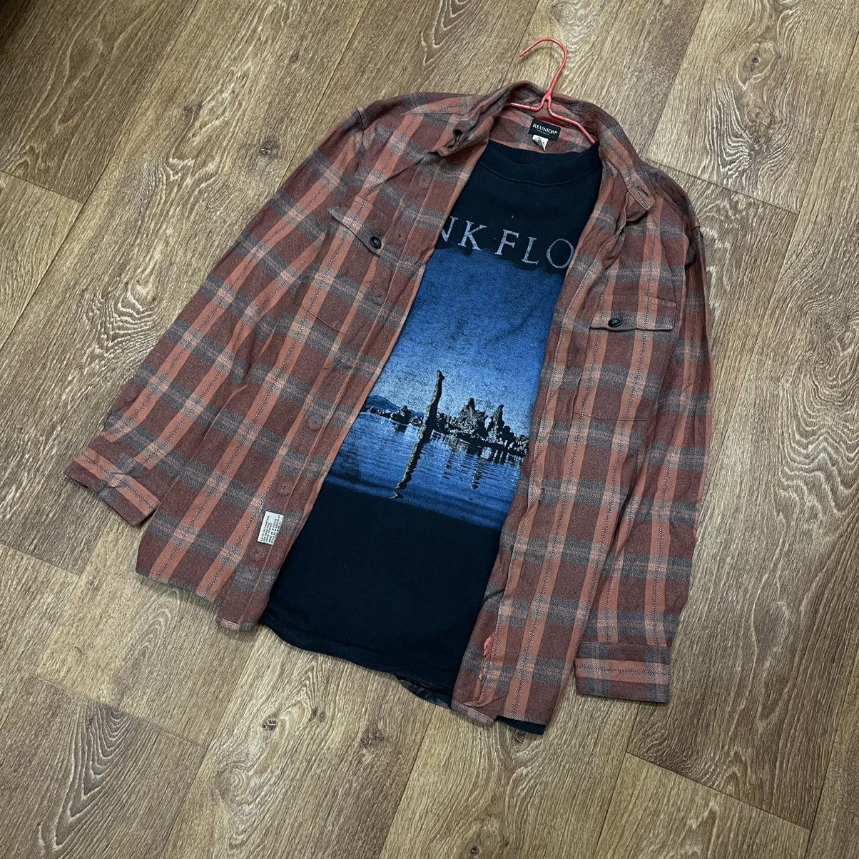 Vintage Vintage Plaid Chore Coat Layered Streetwear Grunge Logo M Size US M / EU 48-50 / 2 - 1 Thumbnail