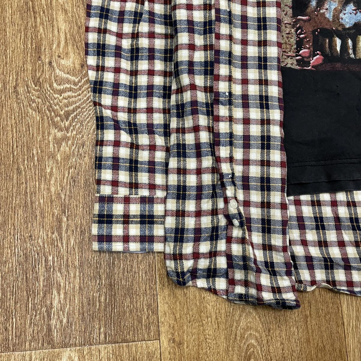 Vintage Vintage Y2K Checkered Shirt Oversized Grunge Streetwear XL Size US XL / EU 56 / 4 - 3 Thumbnail