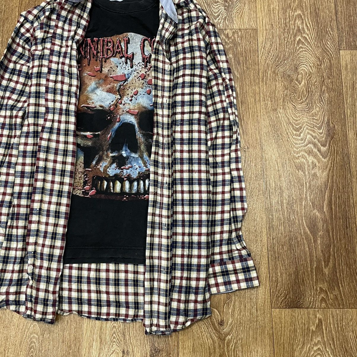 Vintage Vintage Y2K Checkered Shirt Oversized Grunge Streetwear XL Size US XL / EU 56 / 4 - 2 Thumbnail