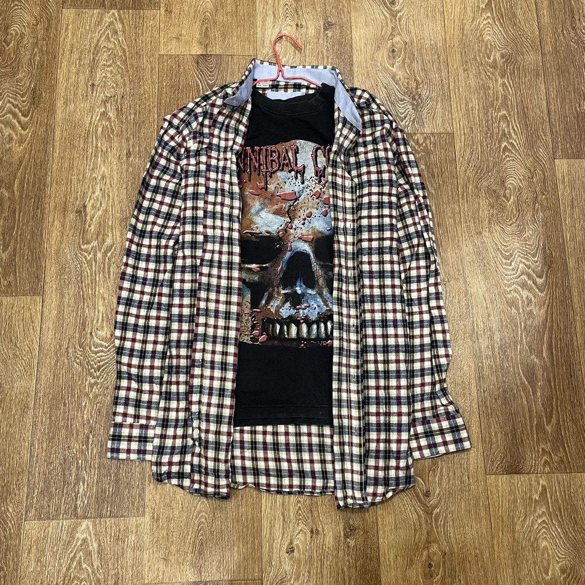 Vintage Vintage Y2K Checkered Shirt Oversized Grunge Streetwear XL Size US XL / EU 56 / 4 - 1 Thumbnail