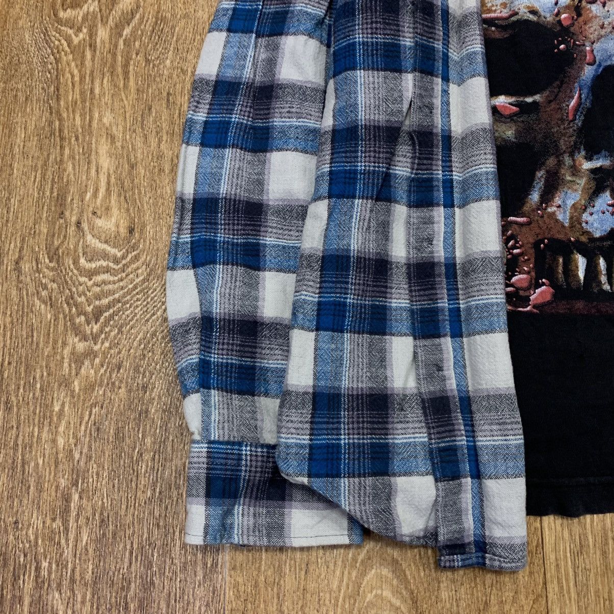 Vintage Vintage 90s Oversized Baggy Checkered Shirt Grunge Faded M Size US M / EU 48-50 / 2 - 4 Thumbnail