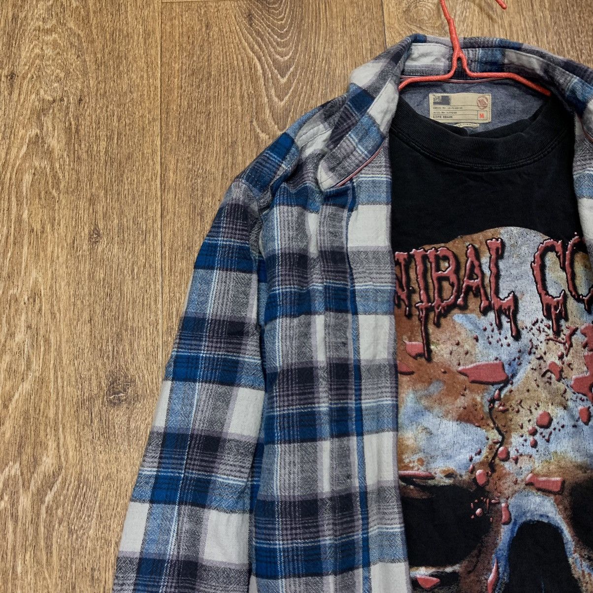 Vintage Vintage 90s Oversized Baggy Checkered Shirt Grunge Faded M Size US M / EU 48-50 / 2 - 5 Thumbnail
