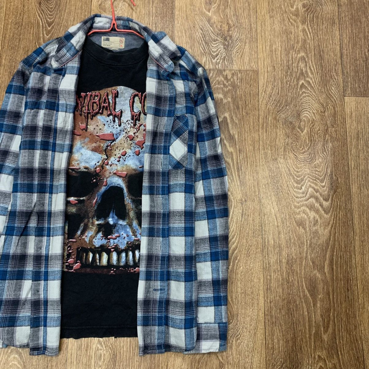 Vintage Vintage 90s Oversized Baggy Checkered Shirt Grunge Faded M Size US M / EU 48-50 / 2 - 3 Thumbnail