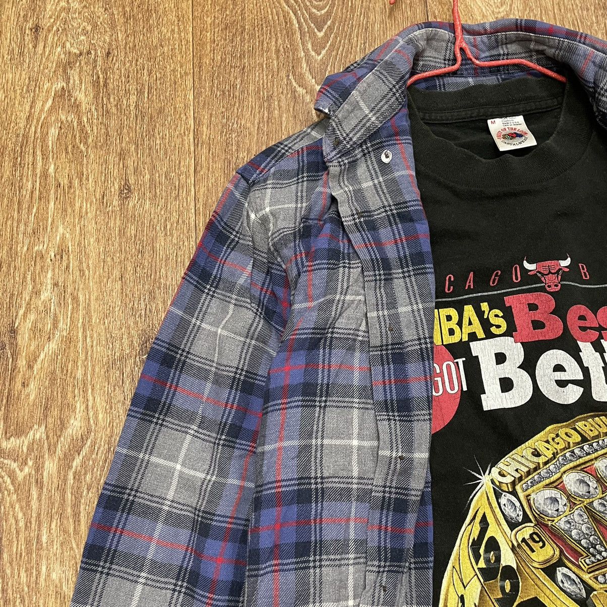 Vintage Vintage Y2K Checkered Shirt Grunge Streetwear Oversized M Size US M / EU 48-50 / 2 - 4 Thumbnail