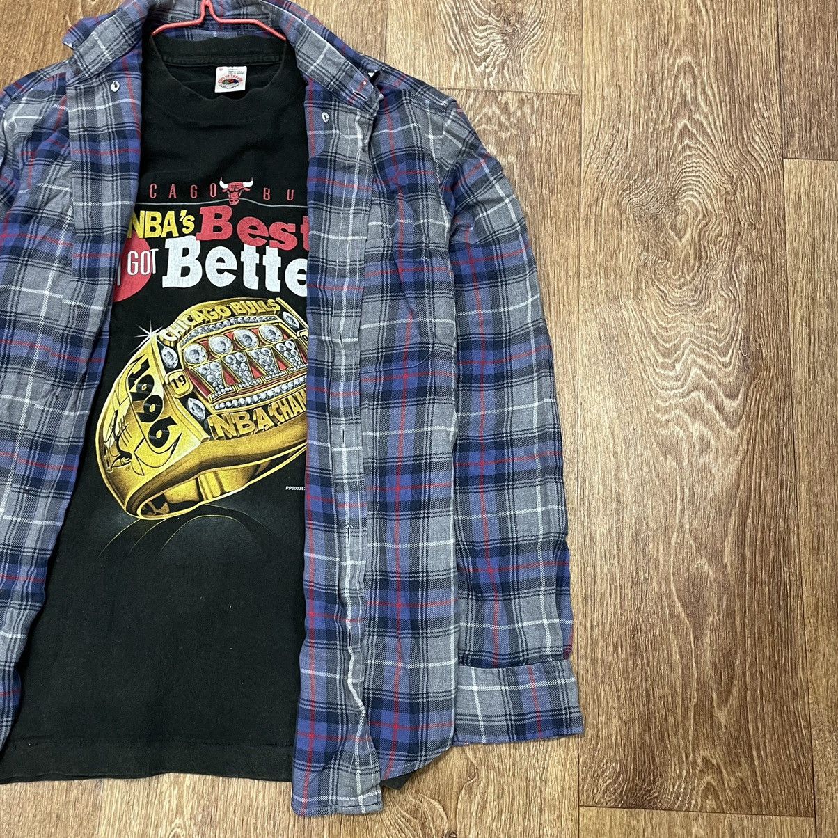 Vintage Vintage Y2K Checkered Shirt Grunge Streetwear Oversized M Size US M / EU 48-50 / 2 - 2 Thumbnail