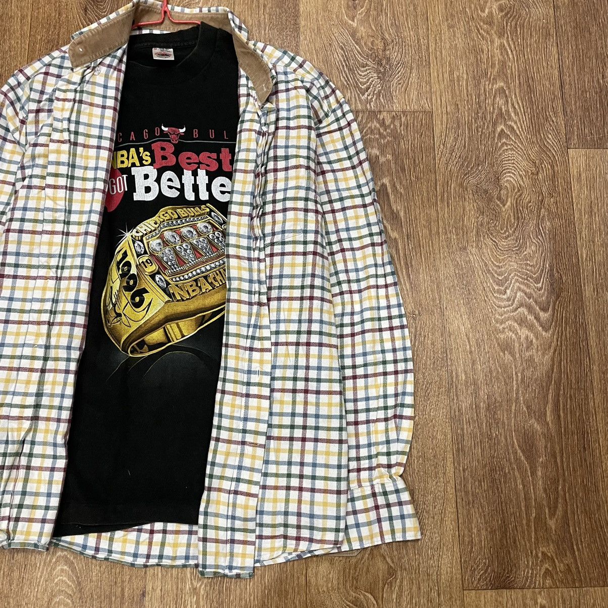 Flannel Vintage Flannel Checkered Shirt Travis Style Size US XL / EU 56 / 4 - 2 Thumbnail