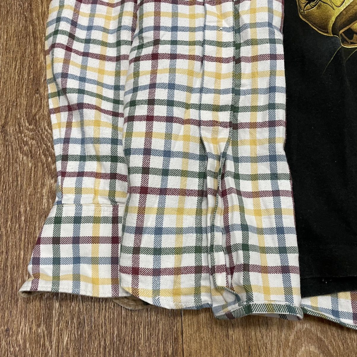 Flannel Vintage Flannel Checkered Shirt Travis Style Size US XL / EU 56 / 4 - 3 Thumbnail