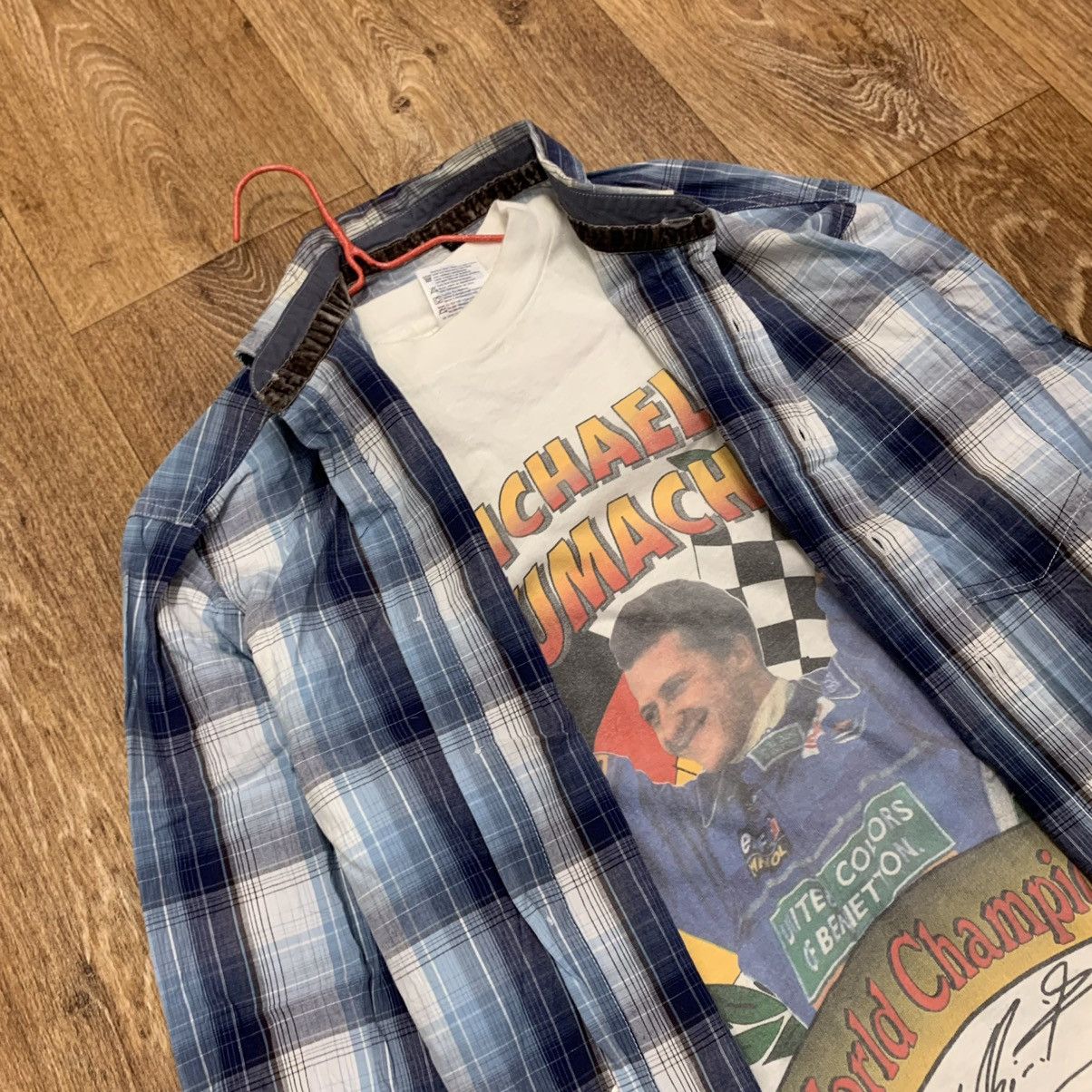 Flannel Vintage 90s Plaid Flannel Shirt Y2K Streetwear Checkered Size US M / EU 48-50 / 2 - 5 Thumbnail