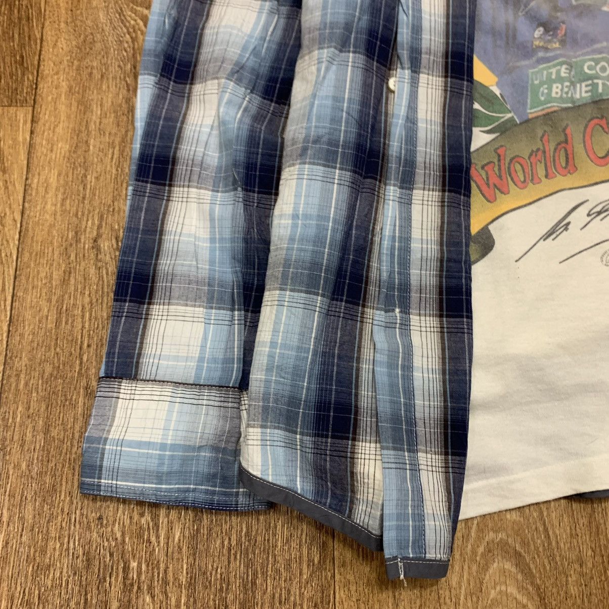 Flannel Vintage 90s Plaid Flannel Shirt Y2K Streetwear Checkered Size US M / EU 48-50 / 2 - 3 Thumbnail