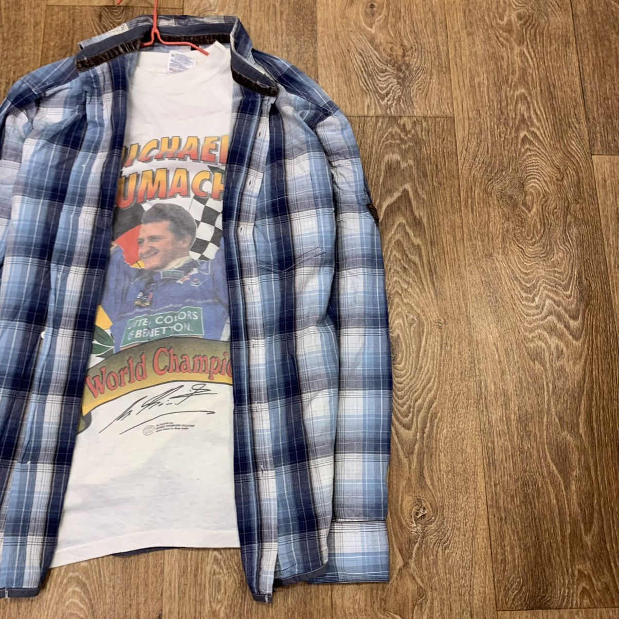 Flannel Vintage 90s Plaid Flannel Shirt Y2K Streetwear Checkered Size US M / EU 48-50 / 2 - 2 Thumbnail