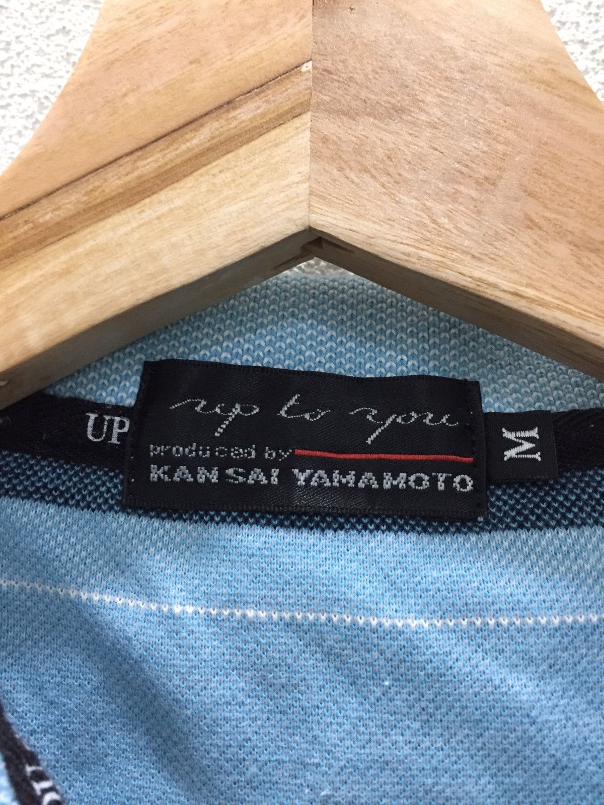 Japanese Brand Up To You Kansai Yamamoto Collar Tee #T2-29 Size US M / EU 48-50 / 2 - 4 Thumbnail