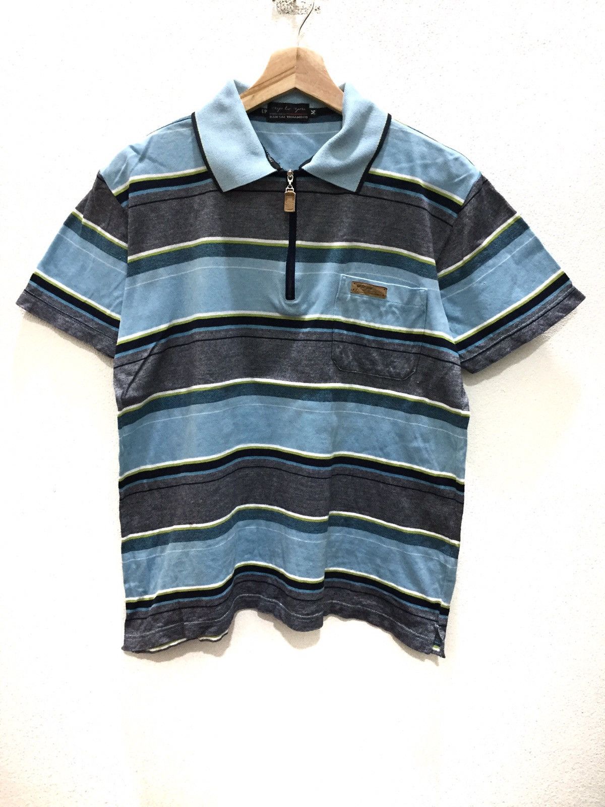 Japanese Brand Up To You Kansai Yamamoto Collar Tee #T2-29 Size US M / EU 48-50 / 2 - 1 Thumbnail