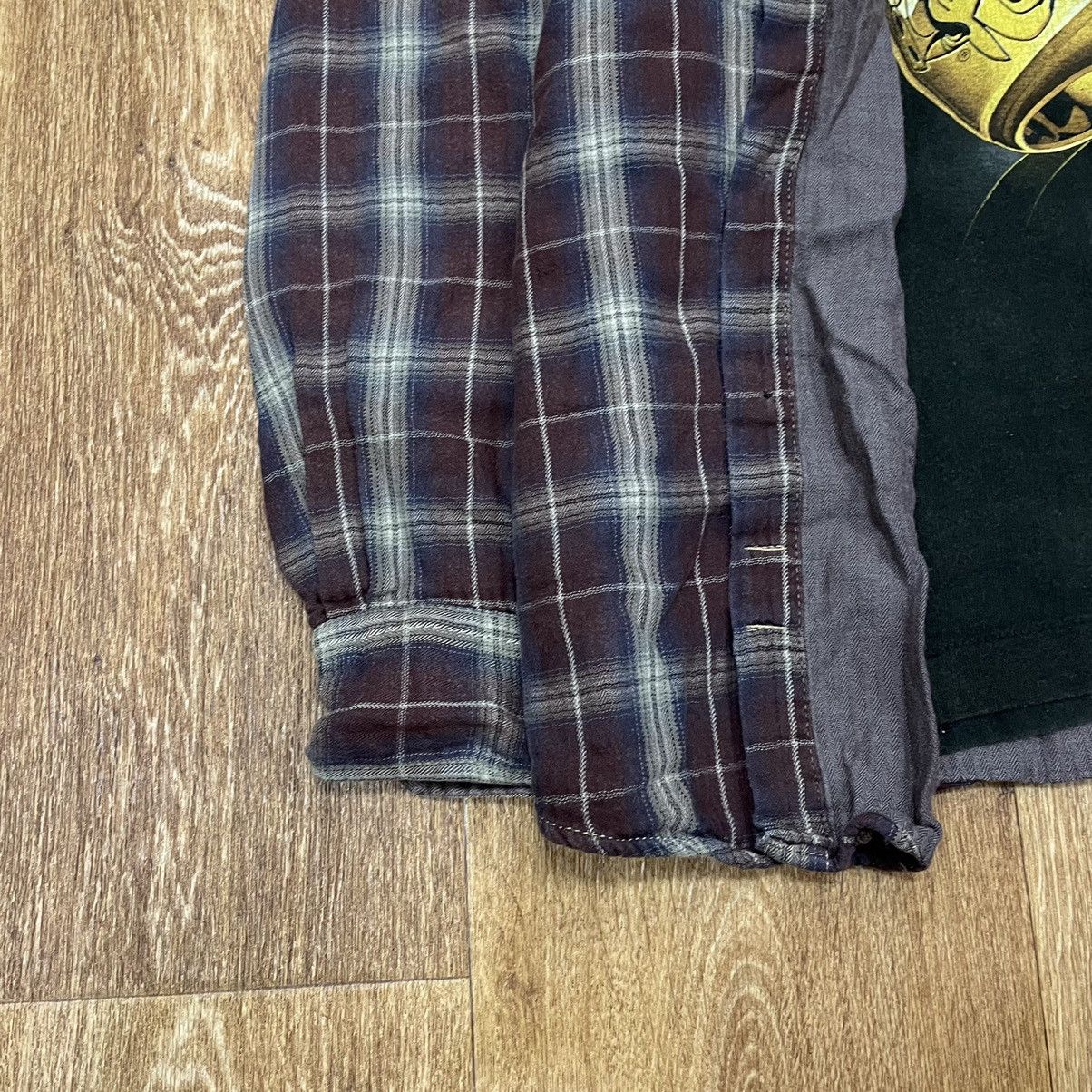 Vintage Vintage 90s Checkered Shirt Grunge Streetwear Cropped XL Size US XL / EU 56 / 4 - 3 Thumbnail