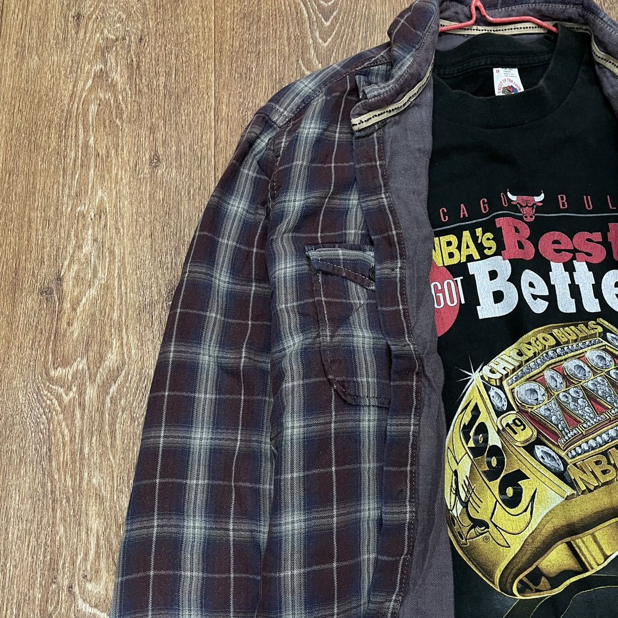 Vintage Vintage 90s Checkered Shirt Grunge Streetwear Cropped XL Size US XL / EU 56 / 4 - 4 Thumbnail