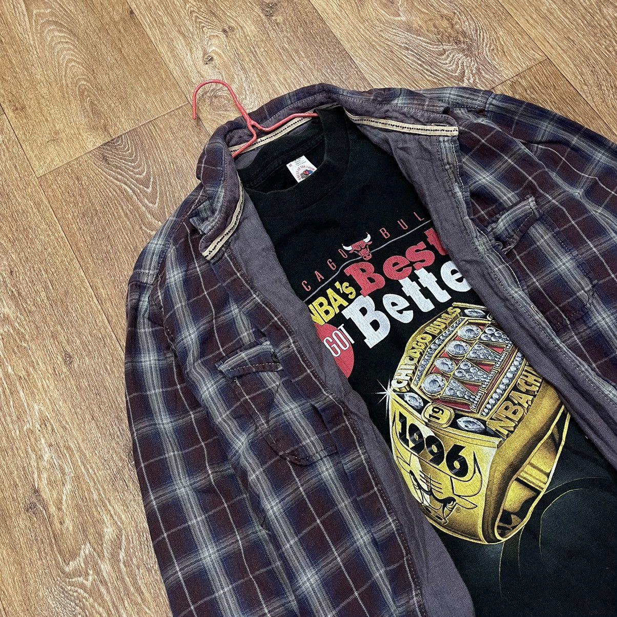 Vintage Vintage 90s Checkered Shirt Grunge Streetwear Cropped XL Size US XL / EU 56 / 4 - 5 Thumbnail